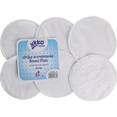 Kikko Pratelné vložky do podprsenky froté 6 ks
