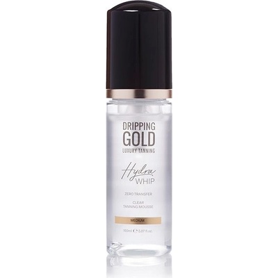 Dripping Gold Průhledná samoopalovací pěna Medium (Self-tanning Foam) 150 ml