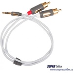 Supra Cables Supra MP-Cable Mini Plug-2RCA - Сигнален кабел 3.5mm stereo jack / 2 RCA - 1 m (071847)