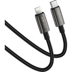 ACEFAST Кабел за данни Acefast (C23-01) - USB-C към Lightning, 30W, 1.2м - Черен