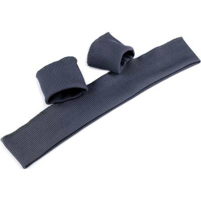 Elastické náplety šíře 7 cm sada (2x rukáv, 1x pás) - 020 šedá tmavá