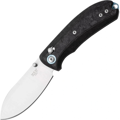 MKM BOLERO – SATIN S30V bld - MARBLED CARBON FIBER MK BL-CF