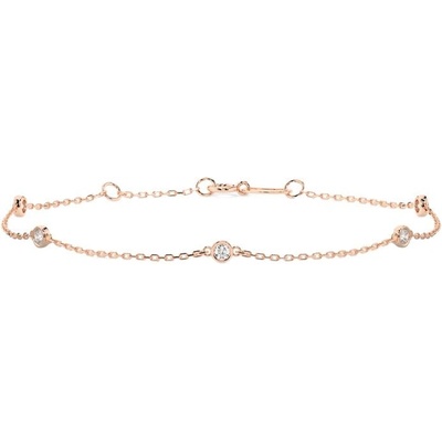 Cara Diamanti Дамска гривна от розово злато с диаманти Cara Diamanti K105-10008R (K105-10008R)