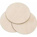 Dalprint Wooden base DPCRAFT wheel 16.5 cm, 3 pieces