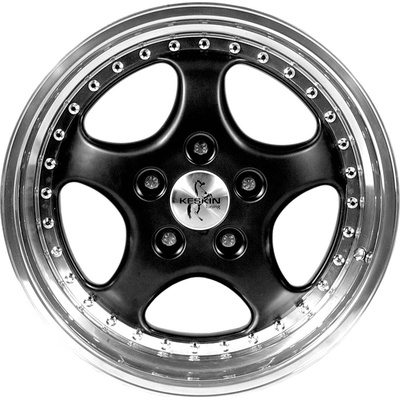 Keskin KT2 8,5x18 5x130 ET52 black polished