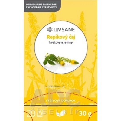 LIVSANE Repíkový čaj 20 x 1,5 g