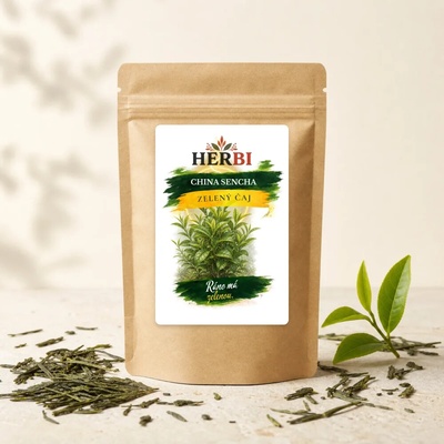 Herbi China Sencha sypaný zelený čaj 200 g