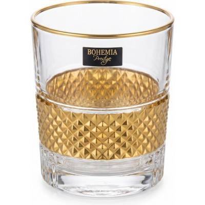 BOHEMIA PRESTIGE BOHEMIA PRESTIGE ELEGANTE ROYAL GOLD POHÁR NA WHISKY 6 x 340 ml