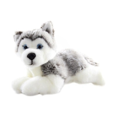 LAM Plyš Husky ležiaci 23 cm - ECO-FRIENDLY