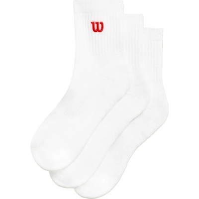 Wilson Quarter Top Sock Bright White
