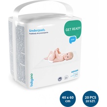 BabyOno Hygienická podložka na prebaľovanie 40 x 60 cm 20 ks