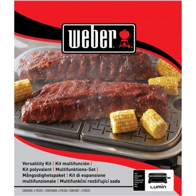 Weber Комплект тави за готвене и опушване на барбекю Weber Lumin (WB 6614)