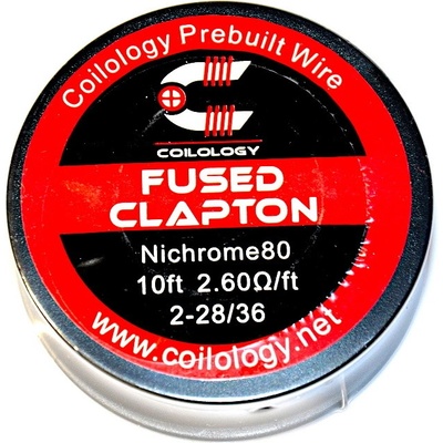 Coilology odporový drát Fused Clapton NI80 2x28/36 3m
