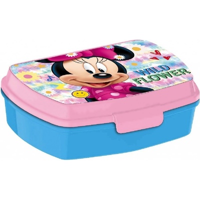 EUROSWAN Box na svačinu Minnie Flower Plast, 16x11x6 cm