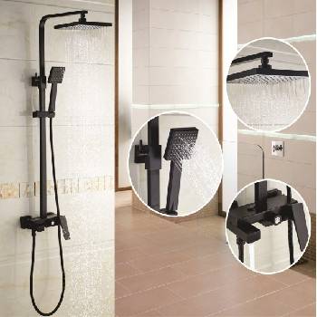 Inter Ceramic Тръбно окачване ict 6891b matt black