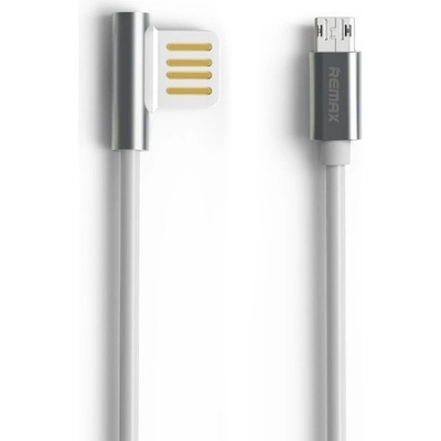 Remax RC-054m USB 2.0 typ A samce na USB 2.0 micro-B, 1m, stříbrný