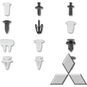 ASTA Пластмасови свързващи щифтове и щипки 370 бр MITSUBISHI Pro Asta A-TC009 10455 (A-TC009)