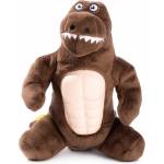 Uniq Pets Plush Dog Toy Squeakies Brown Crocodile - плюшена играчка за куче с пищялка 15 x 25 x 20 cm