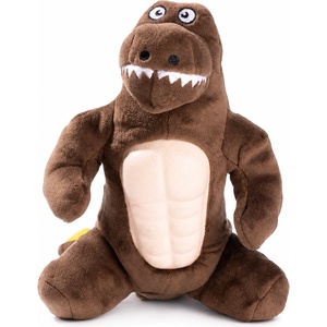 Uniq Pets Plush Dog Toy Squeakies Brown Crocodile - плюшена играчка за куче с пищялка 15 x 25 x 20 cm