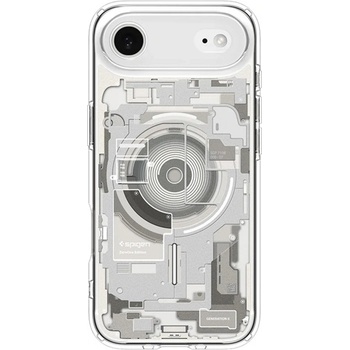 SPIDERCASE iPhone Air SPIGEN ULTRA HYBRID ZERO ONE пластмасов протектор за телефон, устойчив на удари, MagSafe, ITALIAN GREY ACS10057 (ACS10057)