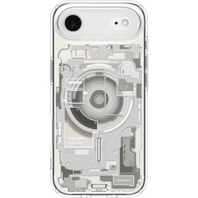 SPIDERCASE iPhone Air SPIGEN ULTRA HYBRID ZERO ONE пластмасов протектор за телефон, устойчив на удари, MagSafe, ITALIAN GREY ACS10057 (ACS10057)