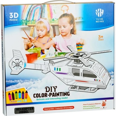 GOT Детски комплект gОТ - Хеликоптер за сглобяване и оцветяване (yw246486)