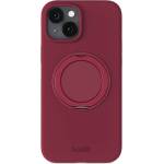 Holdit Гръб Holdit Silicone MagSafe Stand за iPhone 15 - Red Velvet