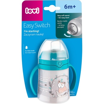 LOVI hrnček Easy Switch Indian Summer boy sivá tyrkys 150ml