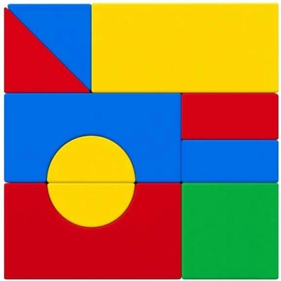 PlaySoft Molitanová stavebnice EXTRA VELKÁ 10 ks 40 cm