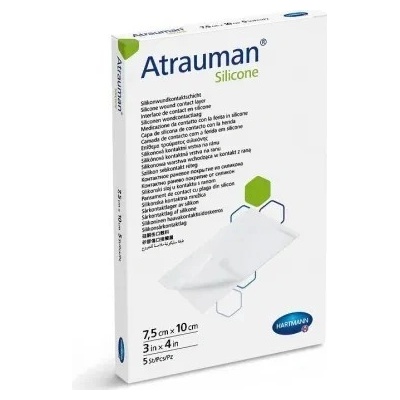 Atrauman Silikonové krytí Silicone 5 ks—7,5 x 10 cm