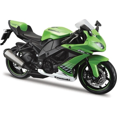 Maisto Model motorky Kawasaki Ninja ZX-10R se stojánkem 1:12