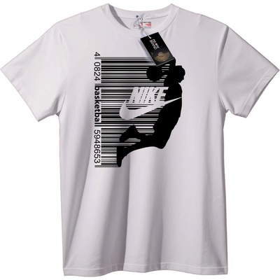 NOONEBRAND Тениска NIKE Баркод Градски стил - 7XL, Black