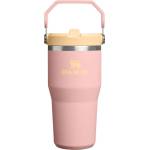 STANLEY Прасковен термос от неръждаема стомана 600 ml IceFlow Flip Straw 2.0 Tumbler Peach Rose - Stanley (100000147352)