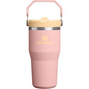 STANLEY Прасковен термос от неръждаема стомана 600 ml IceFlow Flip Straw 2.0 Tumbler Peach Rose - Stanley (100000147352)