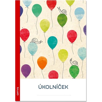 OPTYS Úkolníček A6, 20 listů, Balónky