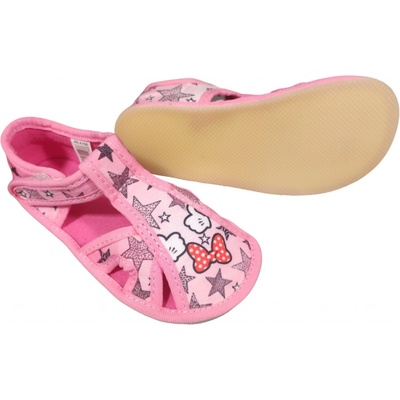 EF Barefoot papuče 386 Minnie Pink