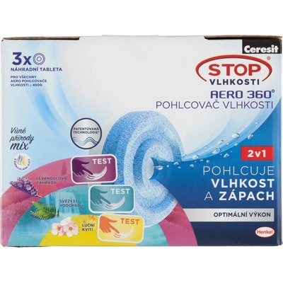 Ceresit Stop vlhkosti tablety Tripack 3x450g