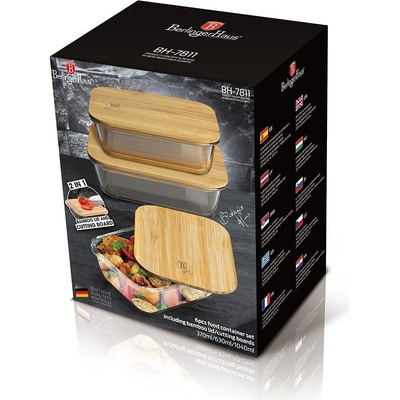 Berlingerhaus dóza s bambusovým víkem 3 ks BH-7811