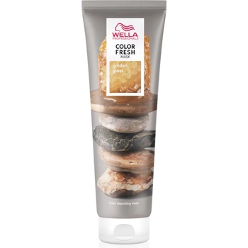 Image 1 of Wella Color Fresh Възстановяваща цветна маска за всички видове коса цвят Golden Gloss 150ml