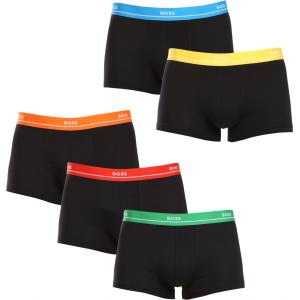 BOSS Комплект от пет - мъжки боксерки BOSS черни BOSS | Cheren | МЪЖЕ | M - zoot - 173,40 лв