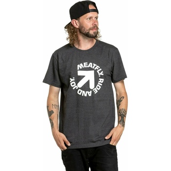 Meatfly мъжка тениска Arrow Charcoal Heather | Сива | Размер Meatfly | Siv | МЪЖЕ | L