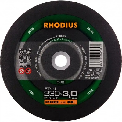 Rhodius Rezný kotúč 230 x 3,0 x 22,23 mm 201788