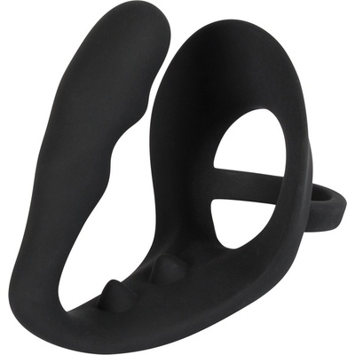 Black Velvets Silicone Cock Ring & Plug – Zboží Dáma