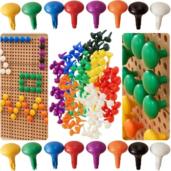 Masterkidz Farebné Jumbo Doodles pre STEM dosky 128 ks. - 8 farieb