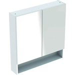 Geberit Selnova Square - Огледален шкаф 85x59x18 см, 2 врати, лъскаво бяло 501.264. 00.1 (501.264.00.1)