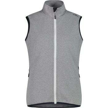 CMP Дамски поларен елек CMP Women's Vest Fleece vest - Bianco / Graffite - размер 48 (EU) (132-1622-0318)