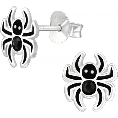 Olivie stříbrné náušnice PAVOUK 9014