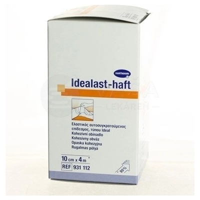 Idealast-haft Ovínadlo elastické krátkoťažné (10 cm x 4 m) 1 elastický obväz