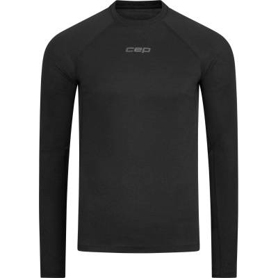 CEP Дамско мериносово термобельо CEP Women's Core Run Merino Base Layer L/S Merino base layer - Black - размер XL (115-2512-0115)