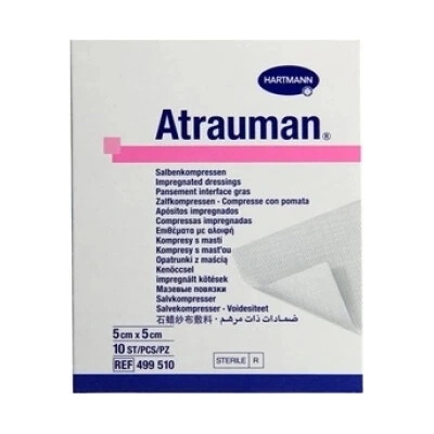 Hartmann Atrauman 5 cm x 5 cm 10 ks